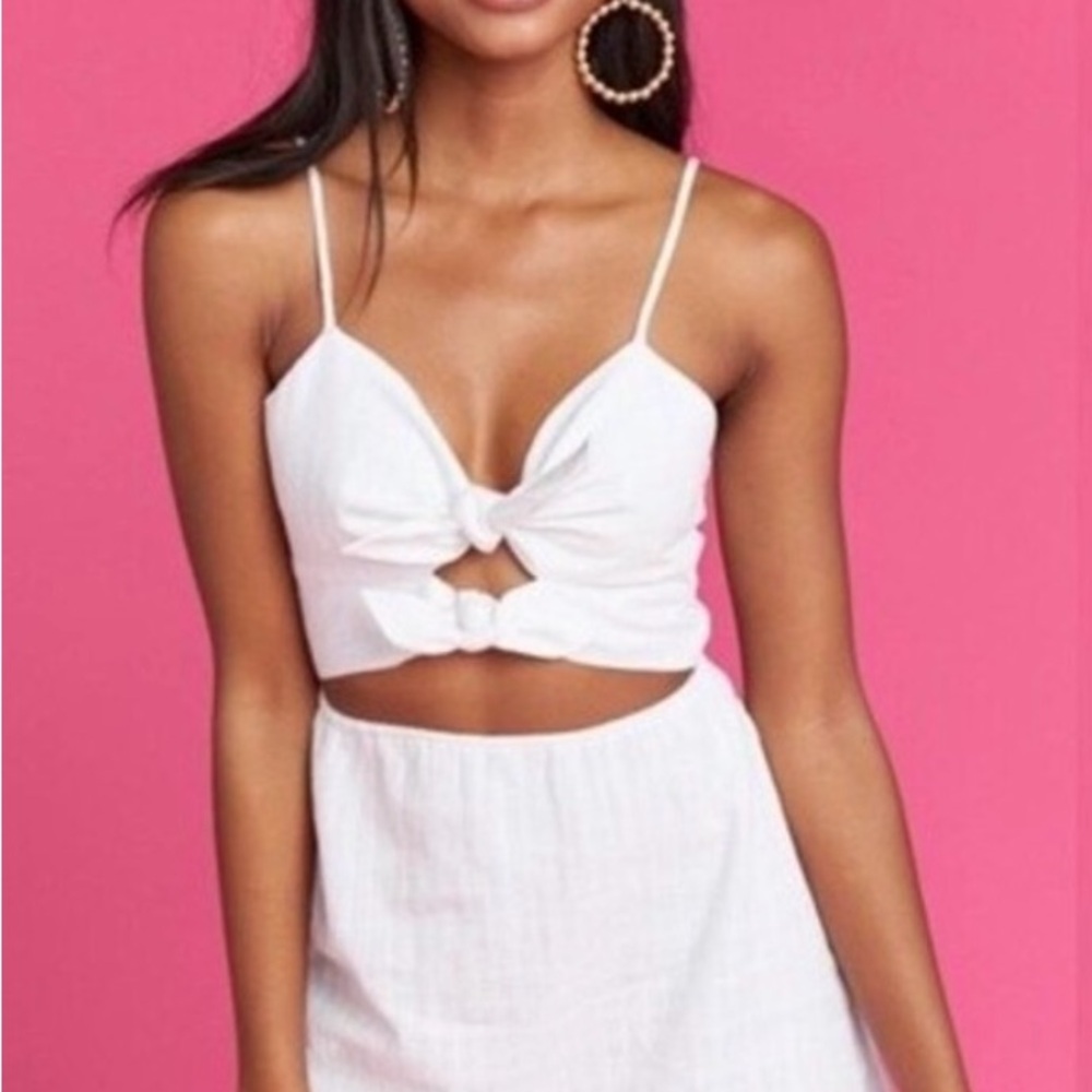 Show Me Your MuMu Barbie Front Tie Dress